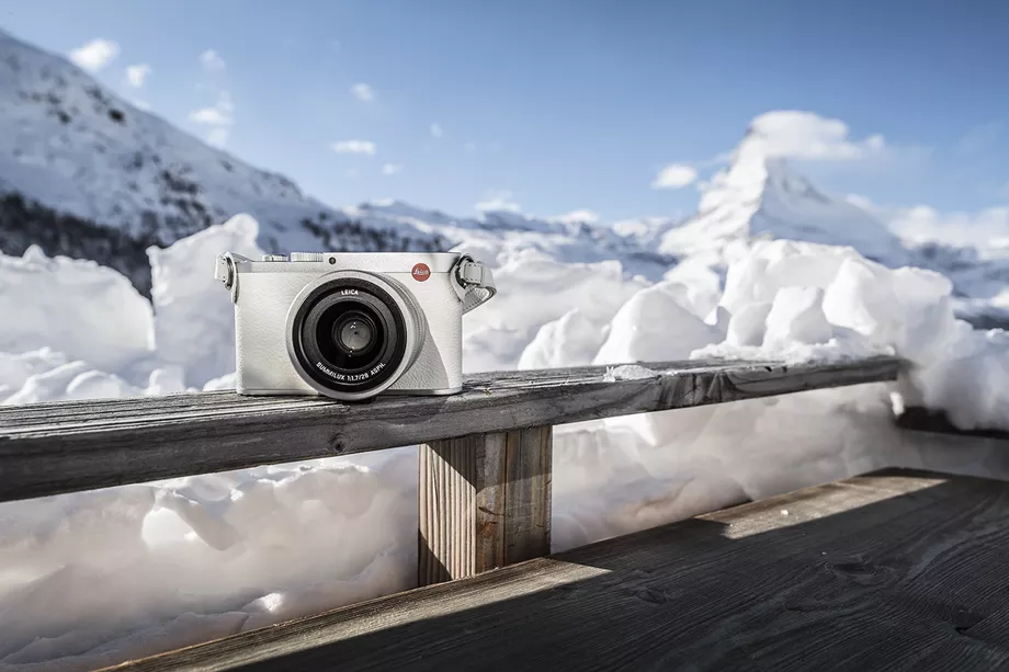 A snow covered mountain