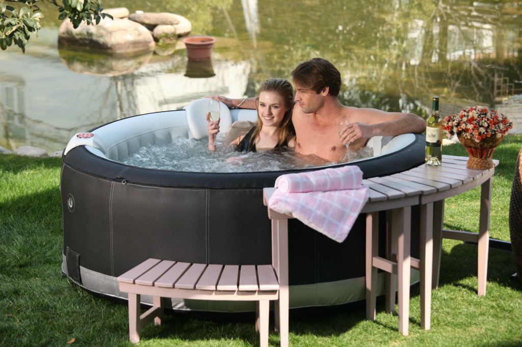 Settle In For The Long Haul With This Inflatable Hot Tub That’s Only $1,000