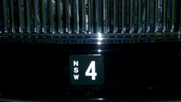 Chinese Billionaire Drops $2.45 Million On NSW License Plate No. 4