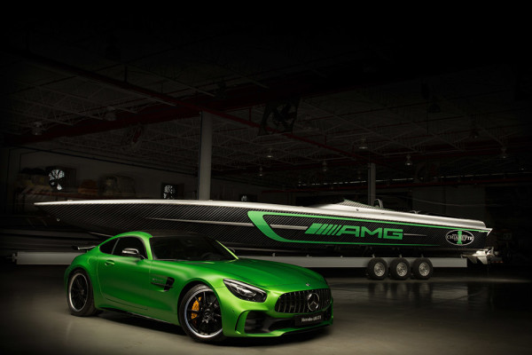 Introducing The Marauder: A 3,100HP Mercedes AMG Cig Boat