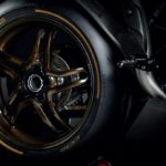 A close up of a motorcycle