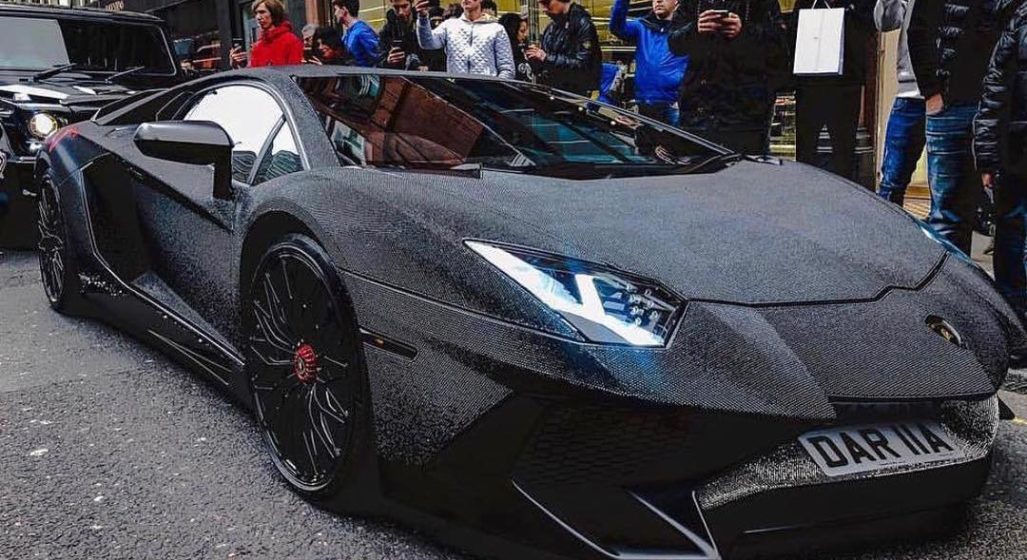The Lamborghini Aventador SV Coated In 2 Million Swarovski Crystals