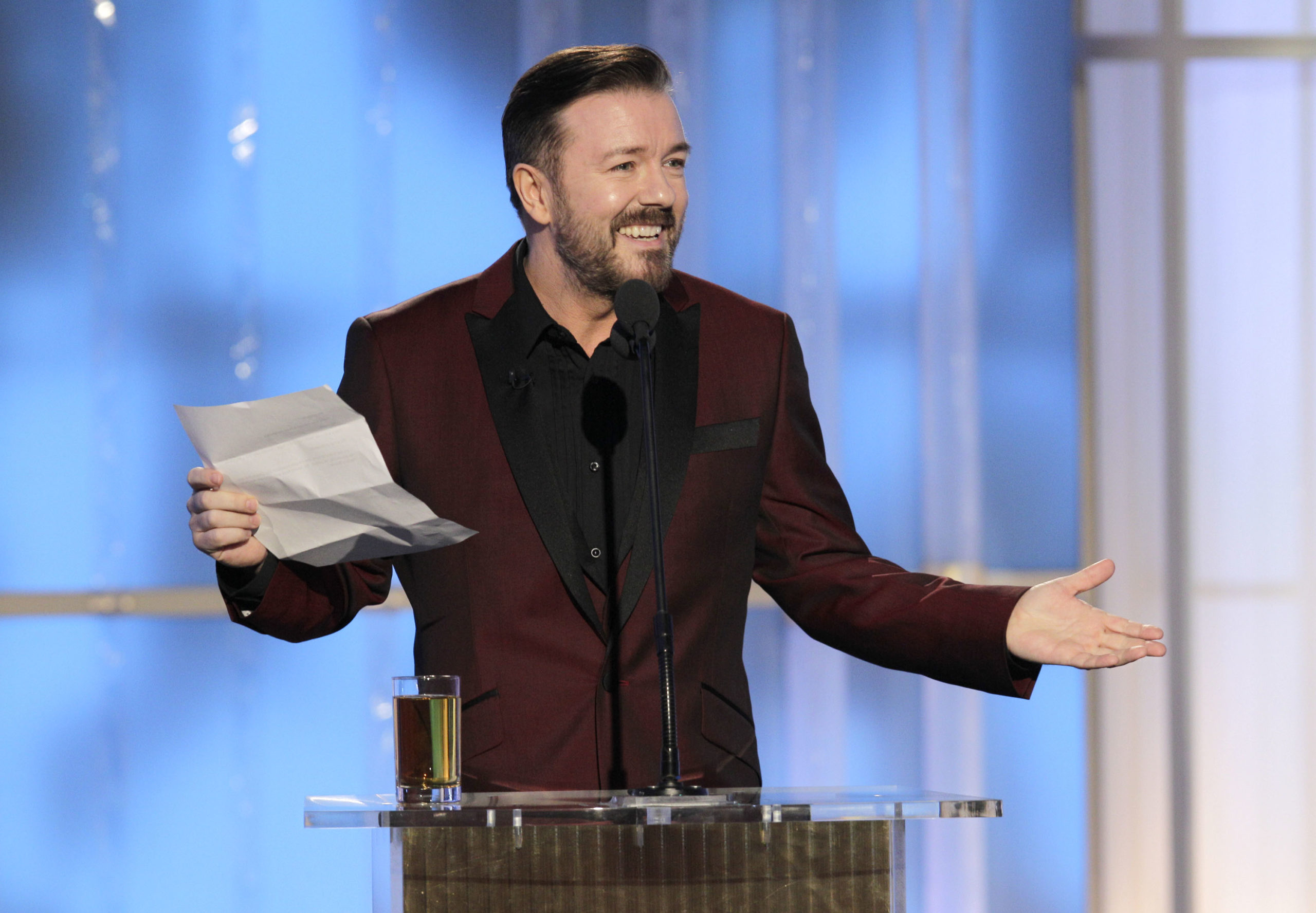 Ricky Gervais Is Returning To Roast The Golden Globes In 2020