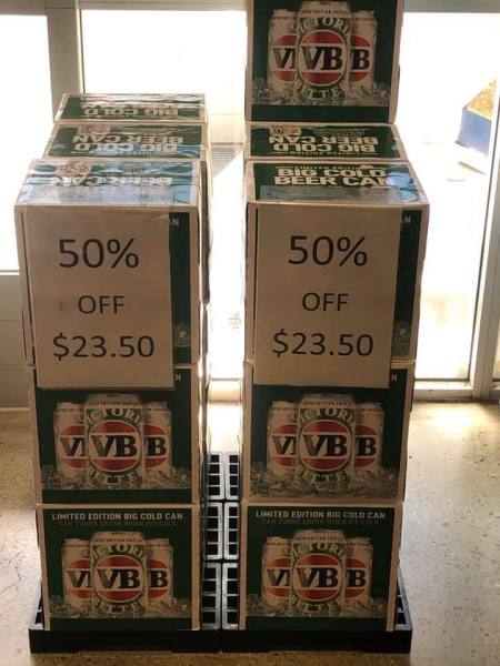 A Queensland Liquor Store Is Selling 50% Discounted Victoria Bitter