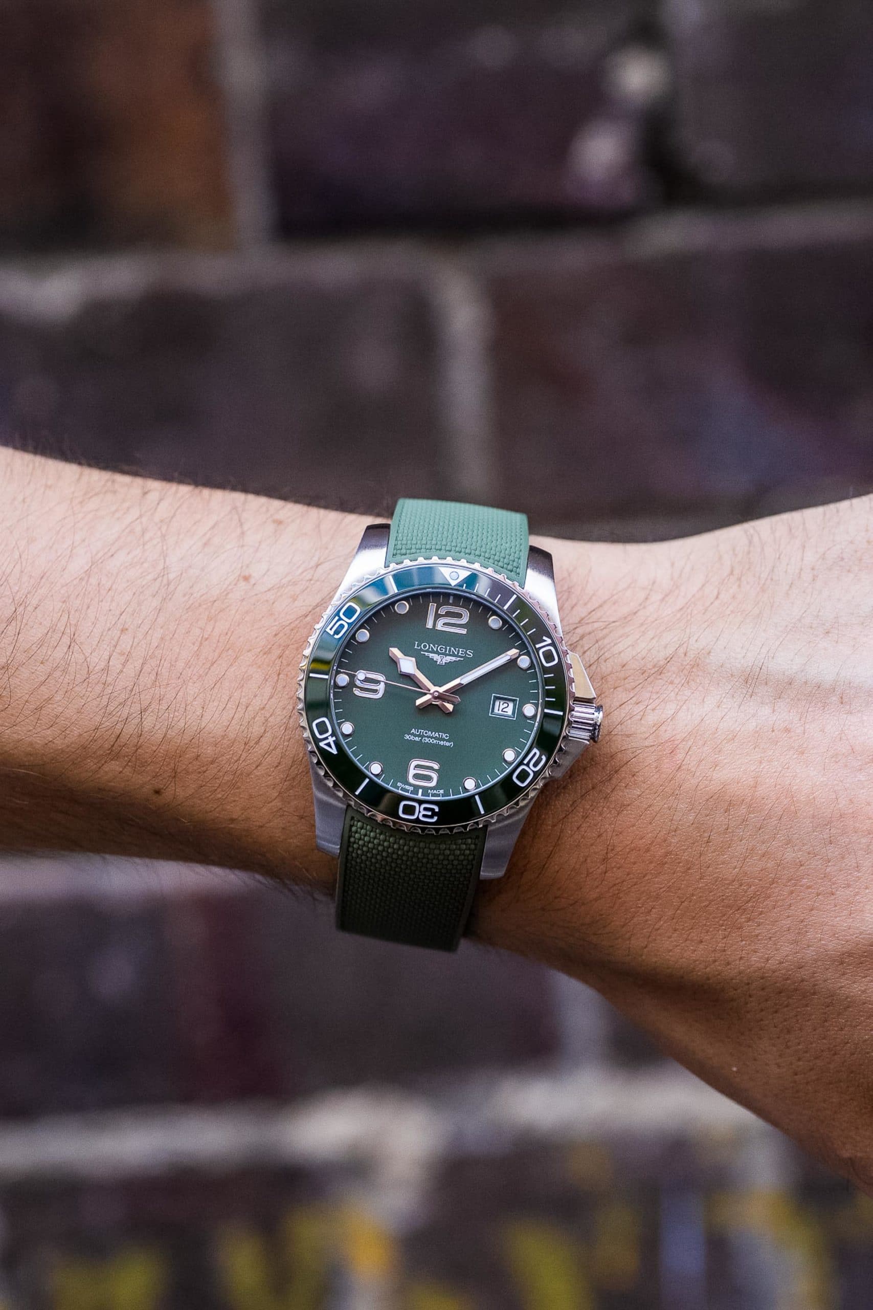 green longines hydroconquest