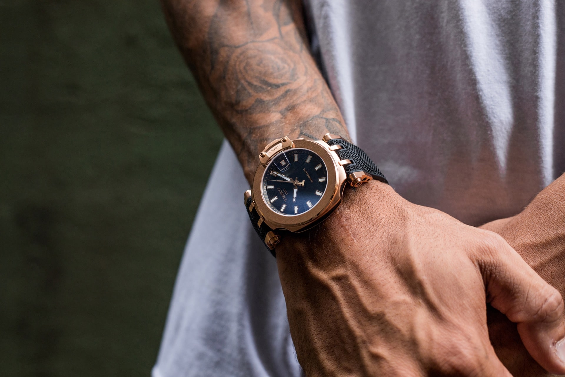 Tissot t 2025 race leather strap