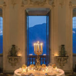 A large glass window