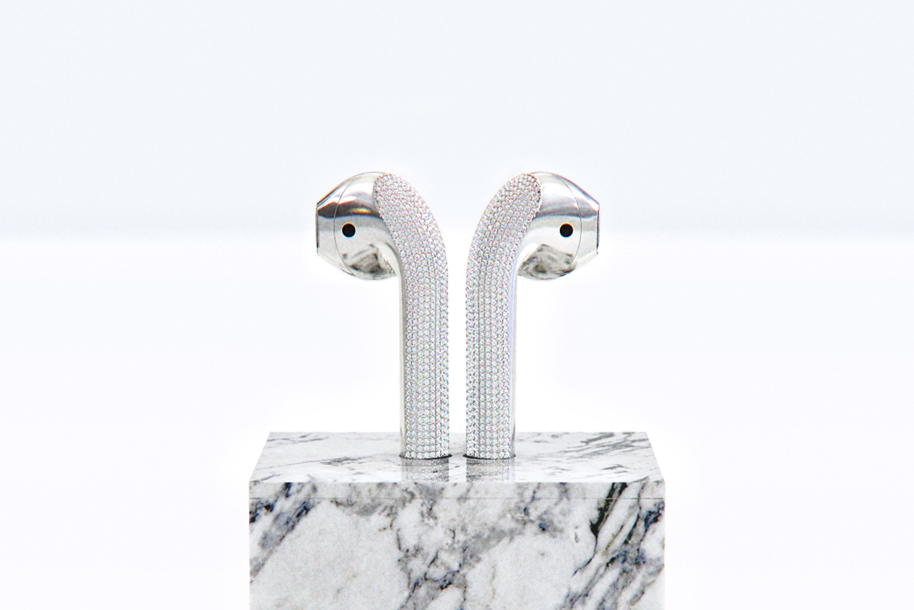 Would You Cop These $28,000 DeLucca Diamond-Encrusted AirPods?