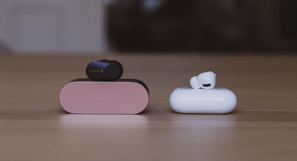 Dependence Sticky Cause Review: Apple AirPods Pro vs. Sony WF-1000XM3 Noise Cancelling Earbuds