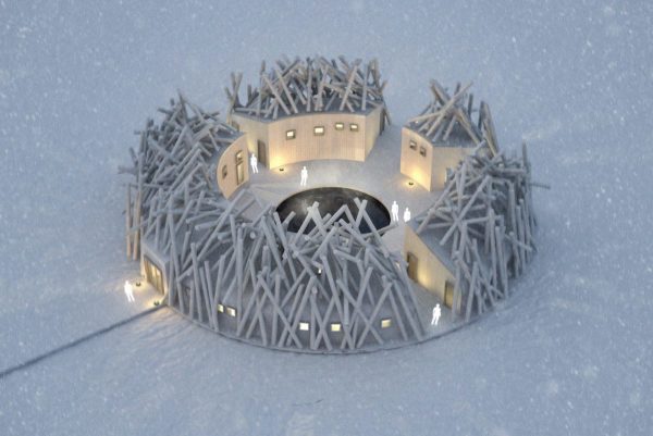 Your First Look At Sweden’s Floating Arctic Spa Hotel