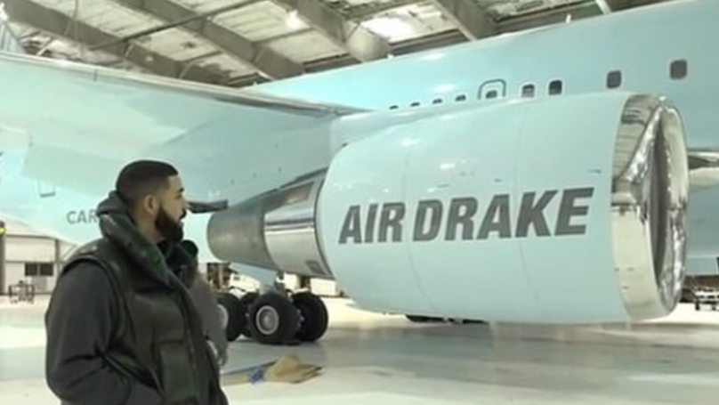 Drake Shows Off His New ‘Air Drake’ Private Jet