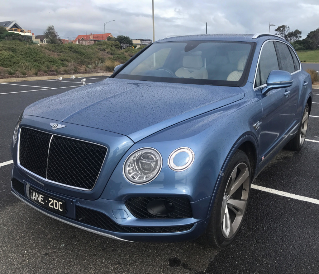 A car parked in a parking lot