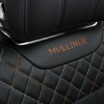 A close up of a leather bag