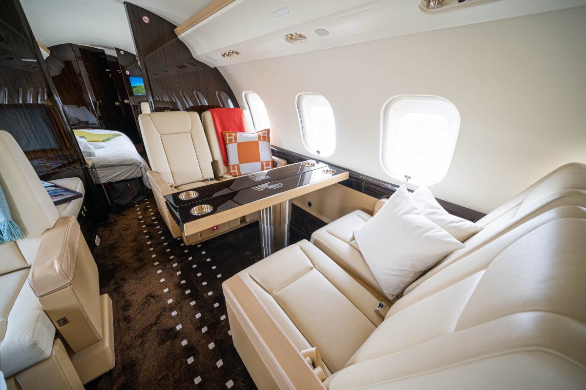 Take A Tour Inside Billionaire VistaJet CEO&#8217;s Private Jet