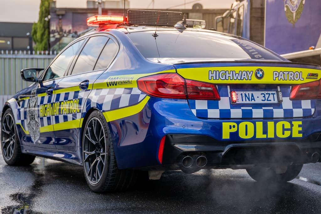 Victorian Highway Patrol Cop A BMW M5 Competition