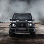A car with smoke coming out of it