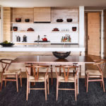 A dining room table