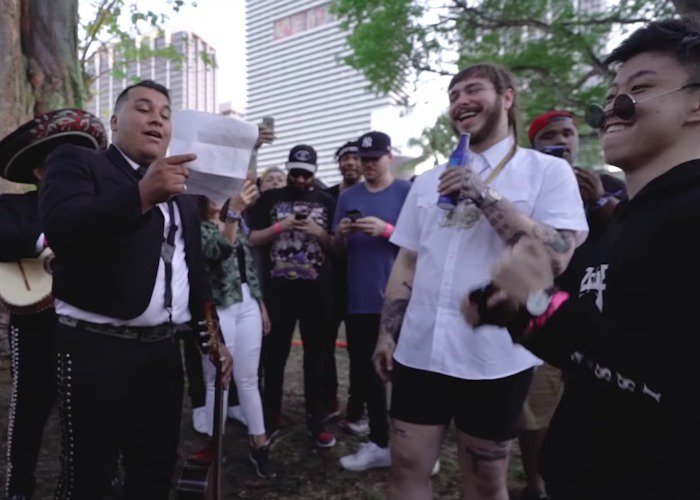 Watch Post Malone Get Surprised By An Epic Mariachi Band