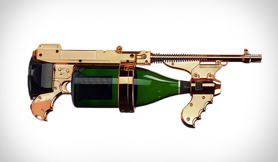 This Champagne Gun Is The Ultimate Toy For Fuckboys