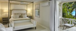 A room filled with furniture and a large window