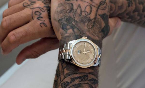 David Beckham Debuts Tudor’s Updated Glamour Double Date