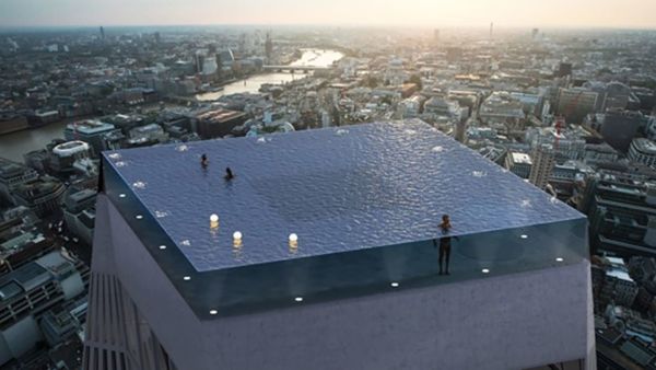 World&#8217;s First 360 Degree Infinity Pool Concept For London Skyscraper
