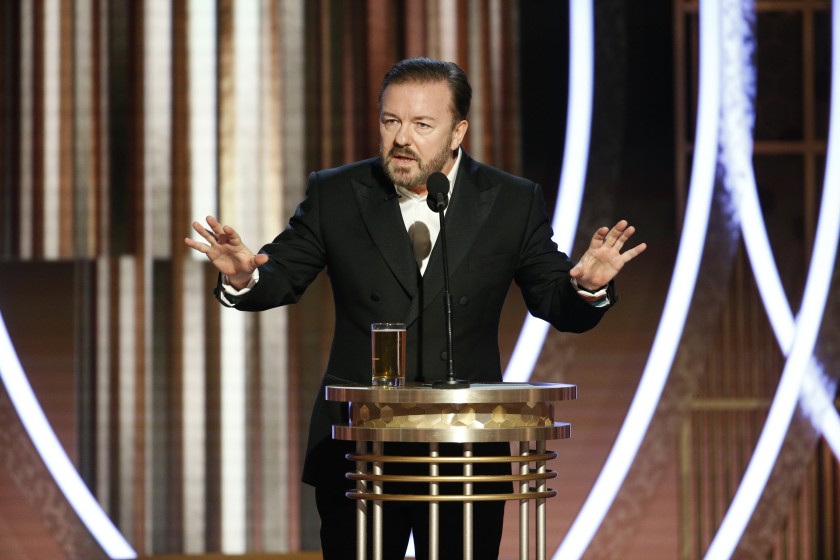 Every Confirmed Kill Ricky Gervais Landed At The Golden Globes