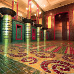 A colorful rug