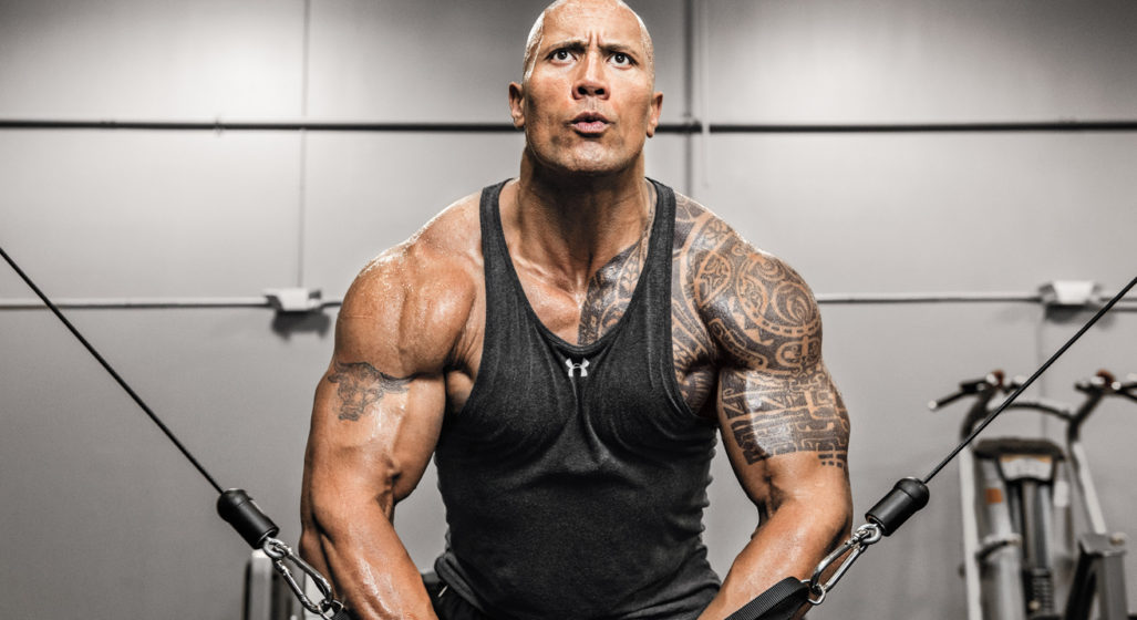 dwayne johnson workout gear