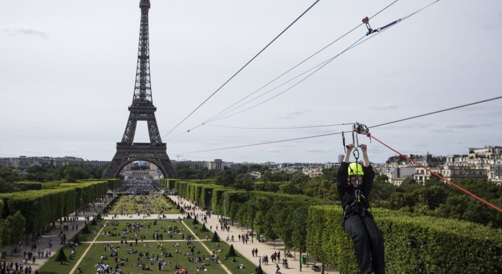 You Can Now Ride A Zip Line Off The Eiffel Tower (And It&#8217;s Free)