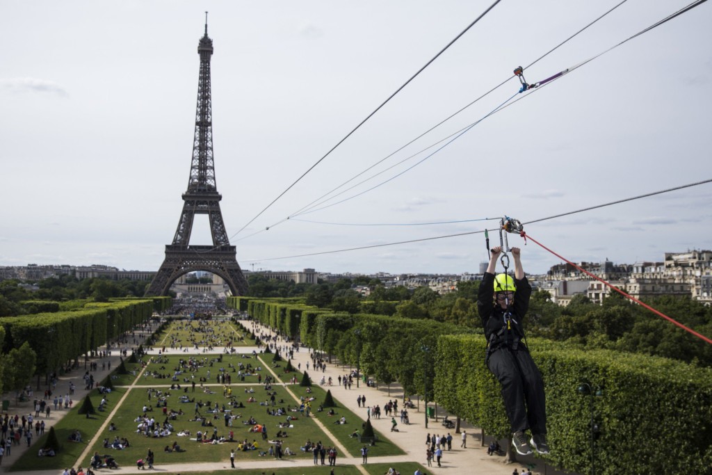 You Can Now Ride A Zip Line Off The Eiffel Tower (And It’s Free)