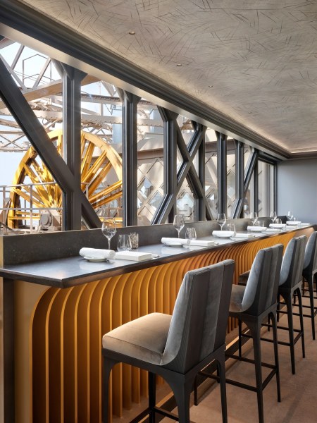 Inside The Eiffel Tower’s Redesigned Jules Verne Restaurant