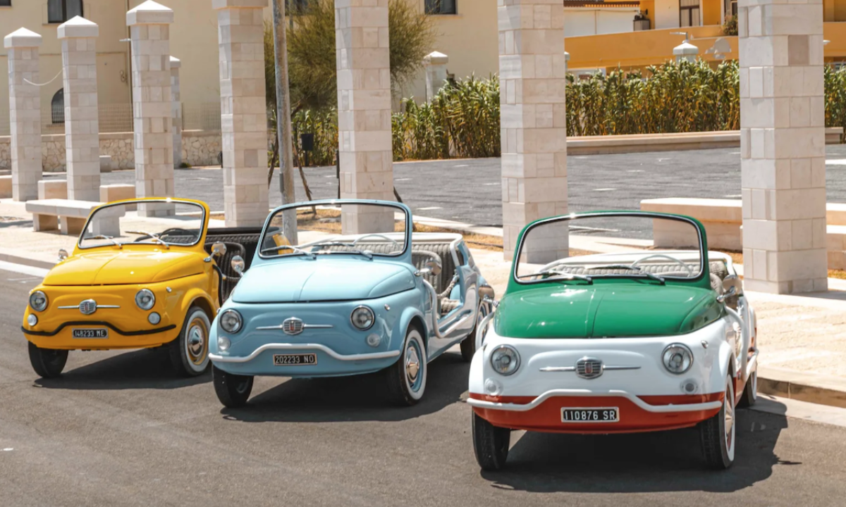 Top 85+ images classic fiat 500 rental italy In.thptnganamst.edu.vn