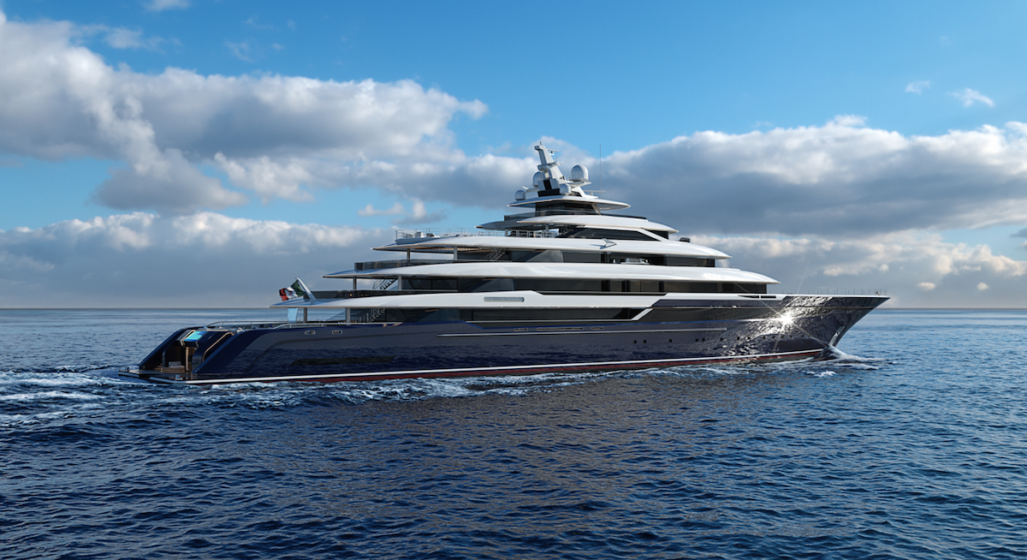 The &#8216;Columbus Classic&#8217; Superyacht Flexes A Cascading Waterfall Between Two Pools