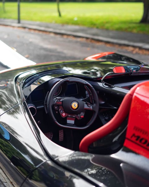 Gordon Ramsay Takes Delivery Of A Ferrari Monza SP2