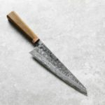 A close up of a knife