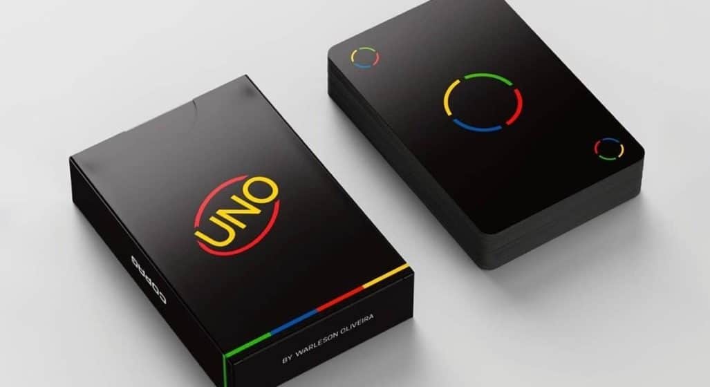 Uno minimalista cards shine a spotlight on clean design boss hunting