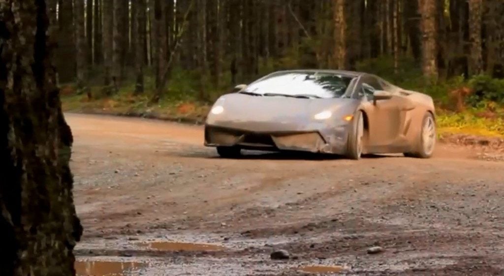 Watch This Bloke Thrash His Lamborghini Gallardo Rally Driving