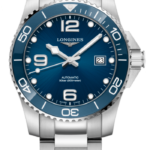 A clock in the middle of a watch