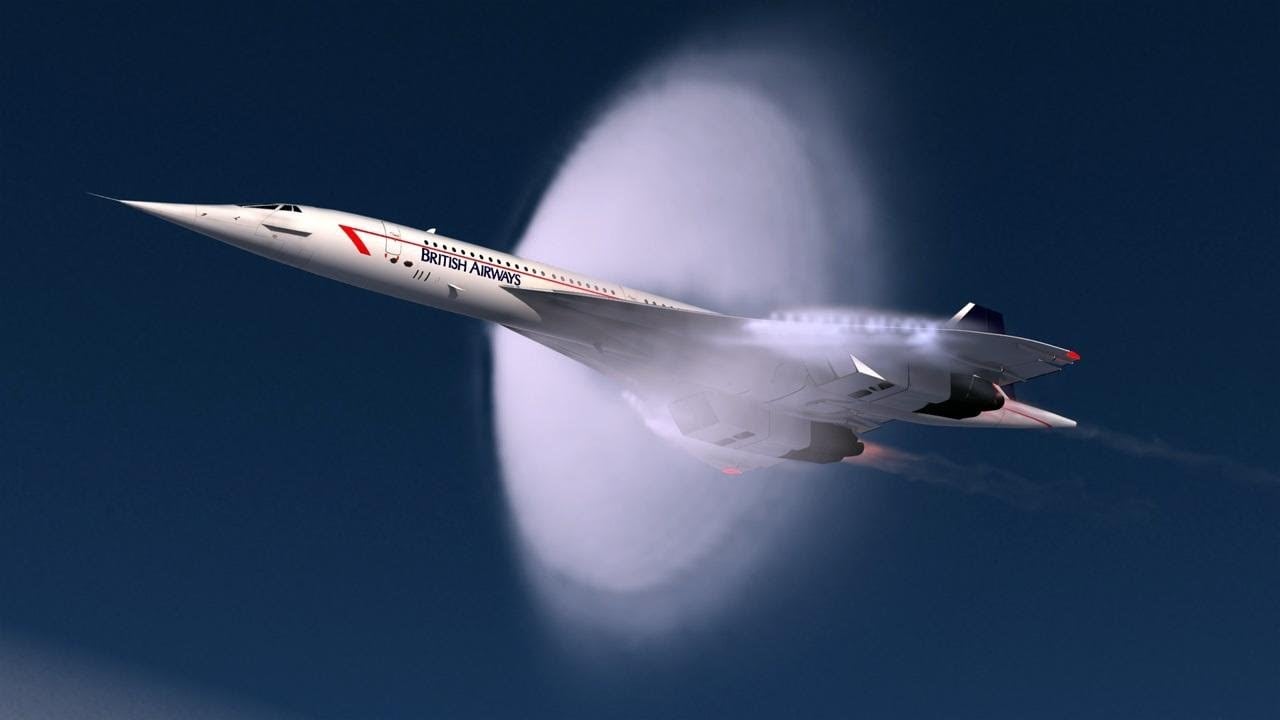 Concorde breaking sound barrier