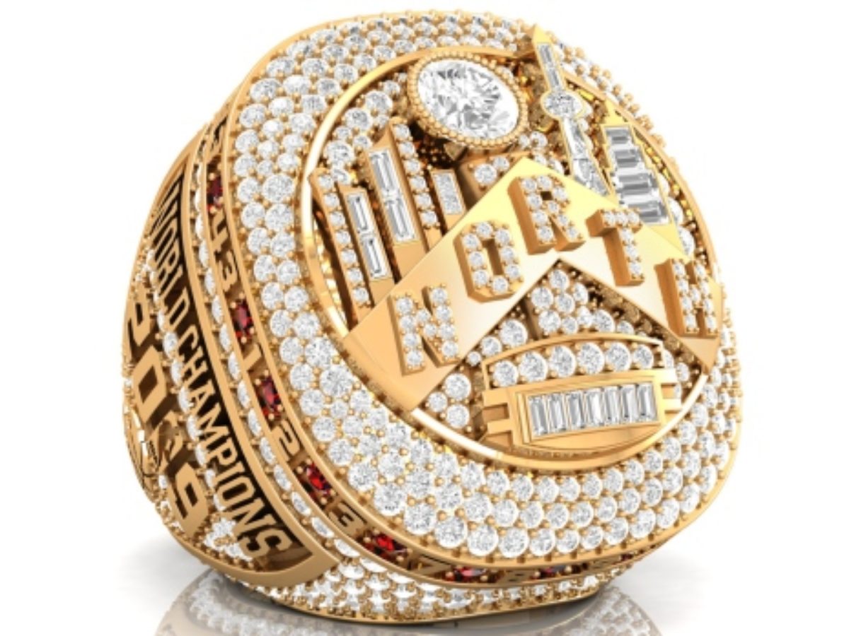 The Toronto Raptors 2019 Nba Championship Ring Is The Largest Ever Made