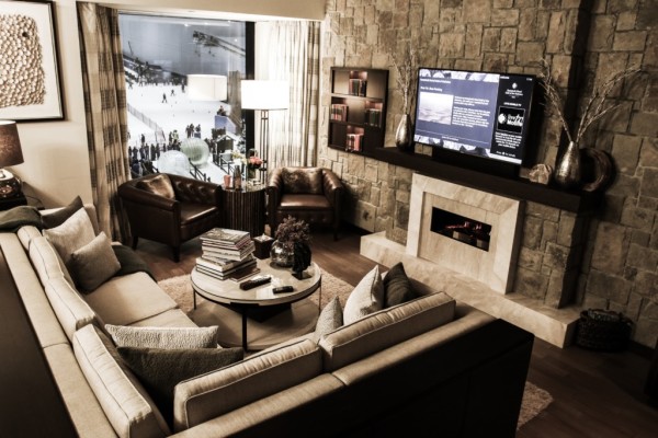 Dubai’s Kempinski Hotel Has 3-Storey Luxury Ski Chalets Hiding In The Desert