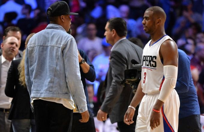 Watch Jay-Z Call Out Chris Paul For Beating The Brooklyn Nets