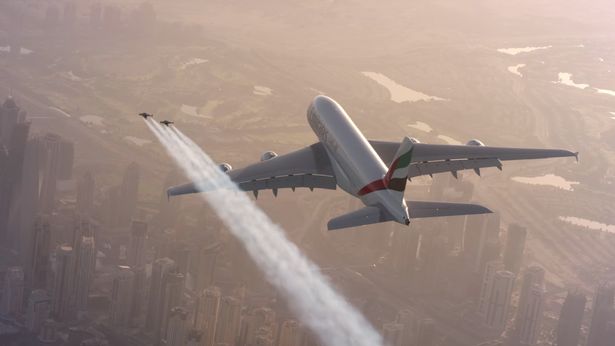Watch Two Guys In Jetpacks Fly Wing-to-Wing With An A380