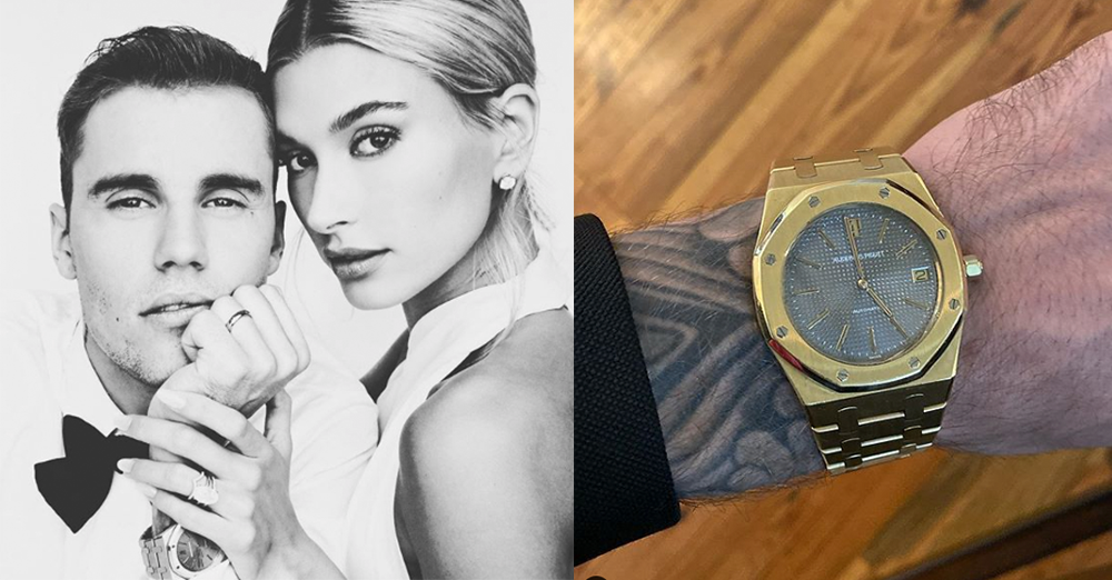 Justin Bieber Treats Himself To A $100K Audemars Piguet Watch As A Wedding Gift