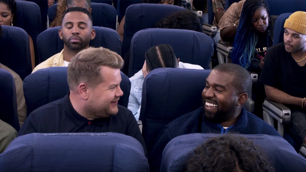 WATCH: James Corden & Kanye West Take To The Skies With ‘Airpool Karaoke’