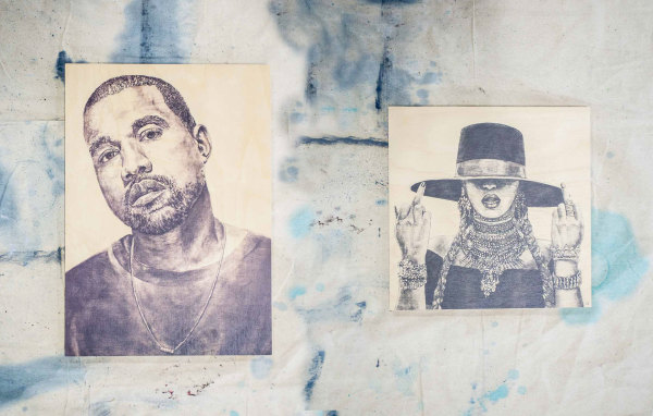 BH Approved Drops Exclusive Kanye And Beyonce Artworks By Cliff Sandler