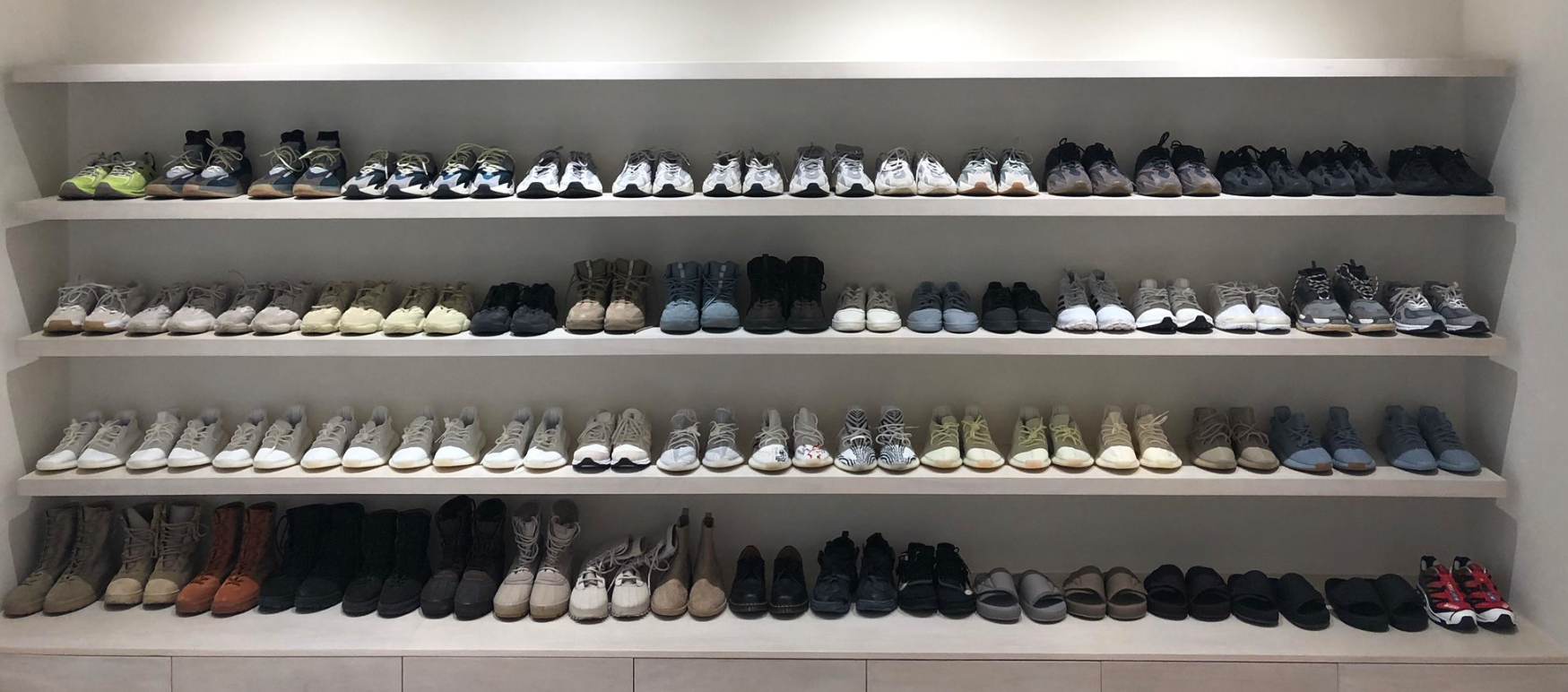 kanye west shoes collection