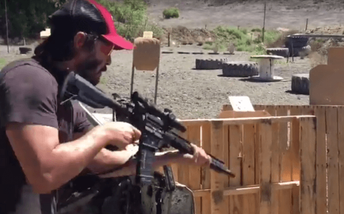 Watch Keanu Reeves&#8217; Insane Firearm Skills