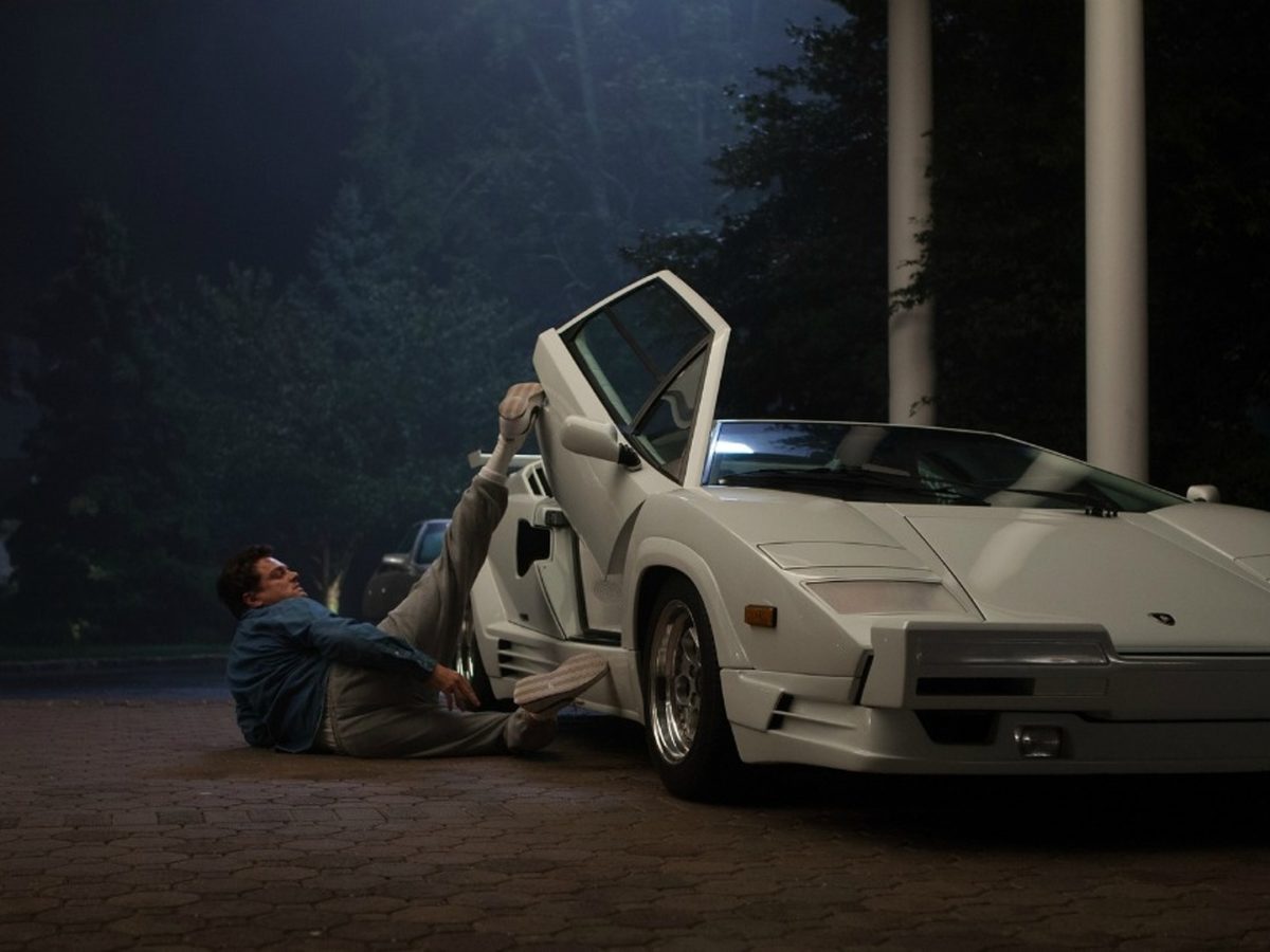 A Real Countach Was Crashed For 'The Wolf Of